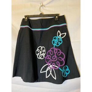 HEART SOUL WOMENS JUNIORS SKIRT SIZE 7 BLACK SHORT MINI ALINE FUN DESIGN‎